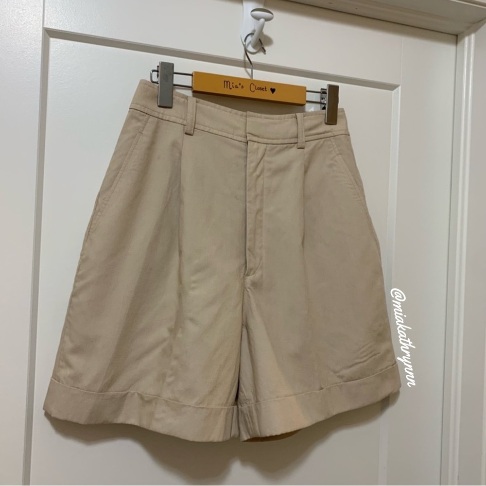UNIQLO - Linen Cotton Shorts - Beige / Tan - Women’s S